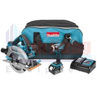COMBO MÁY CƯA VẶN VÍT DÙNG PIN MAKITA DLX2085M (18V)